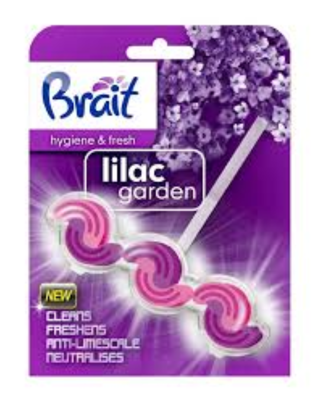 BRAIT TOILET BLOCK ENZYMATIC POWER LAVENDER 2 PHAS